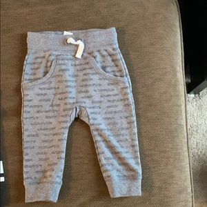 Toddler boys gray jogger pants